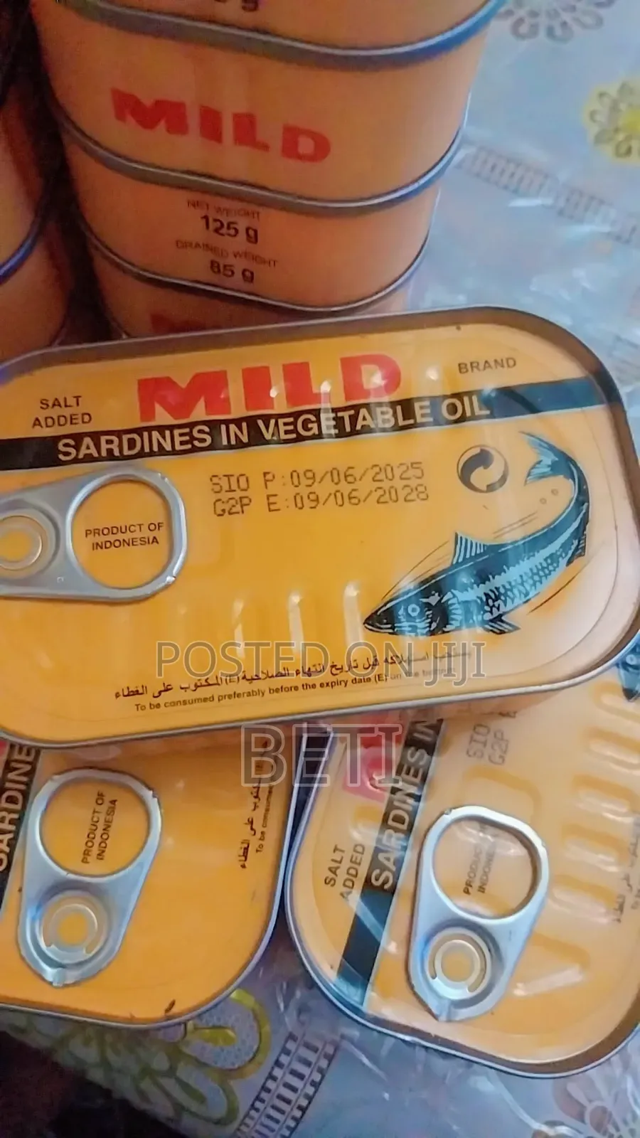 Sardin in Vegetable Oil