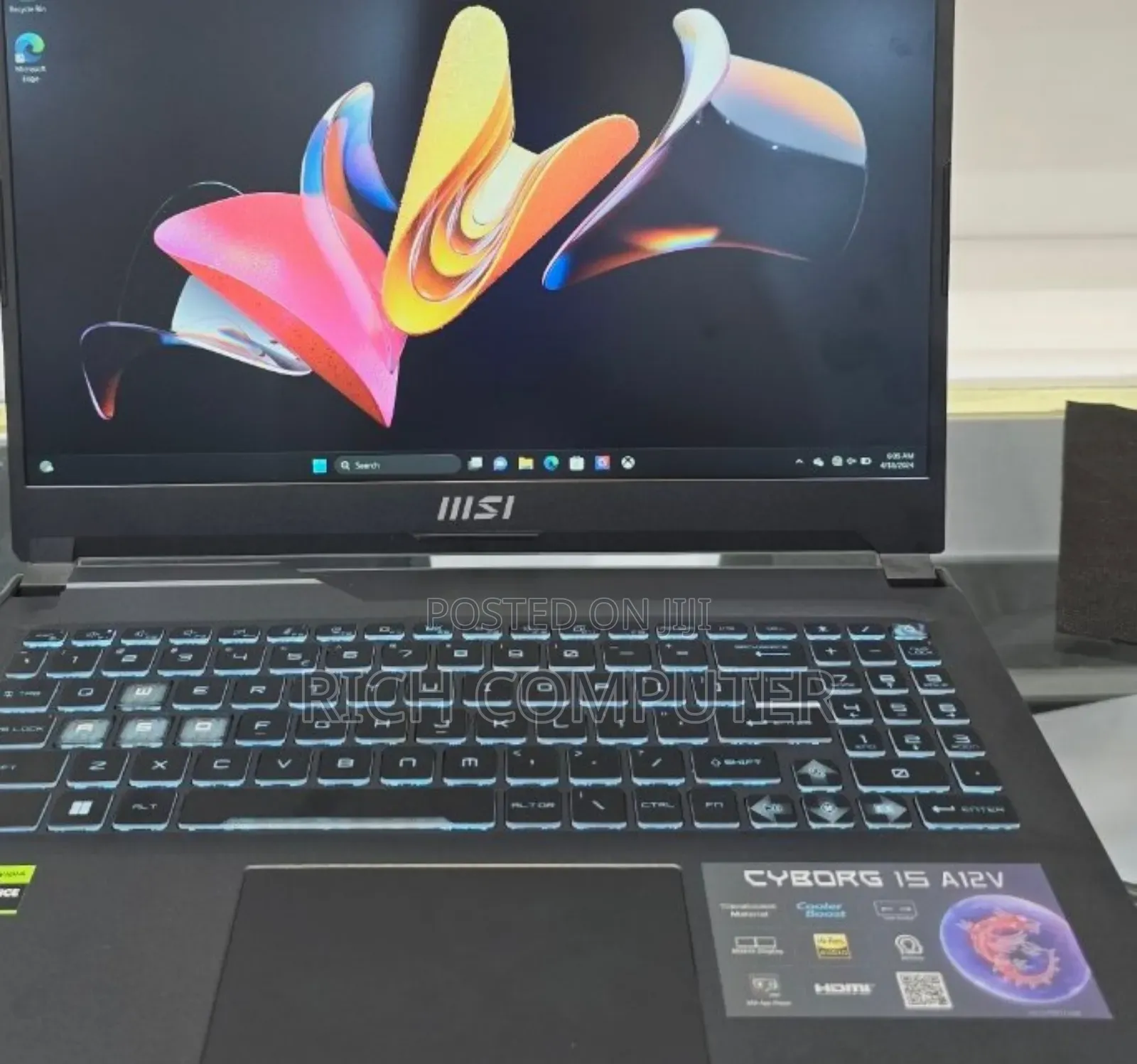 New Laptop MSI Cyborg 14 16GB Intel Core I7 SSD 512GB