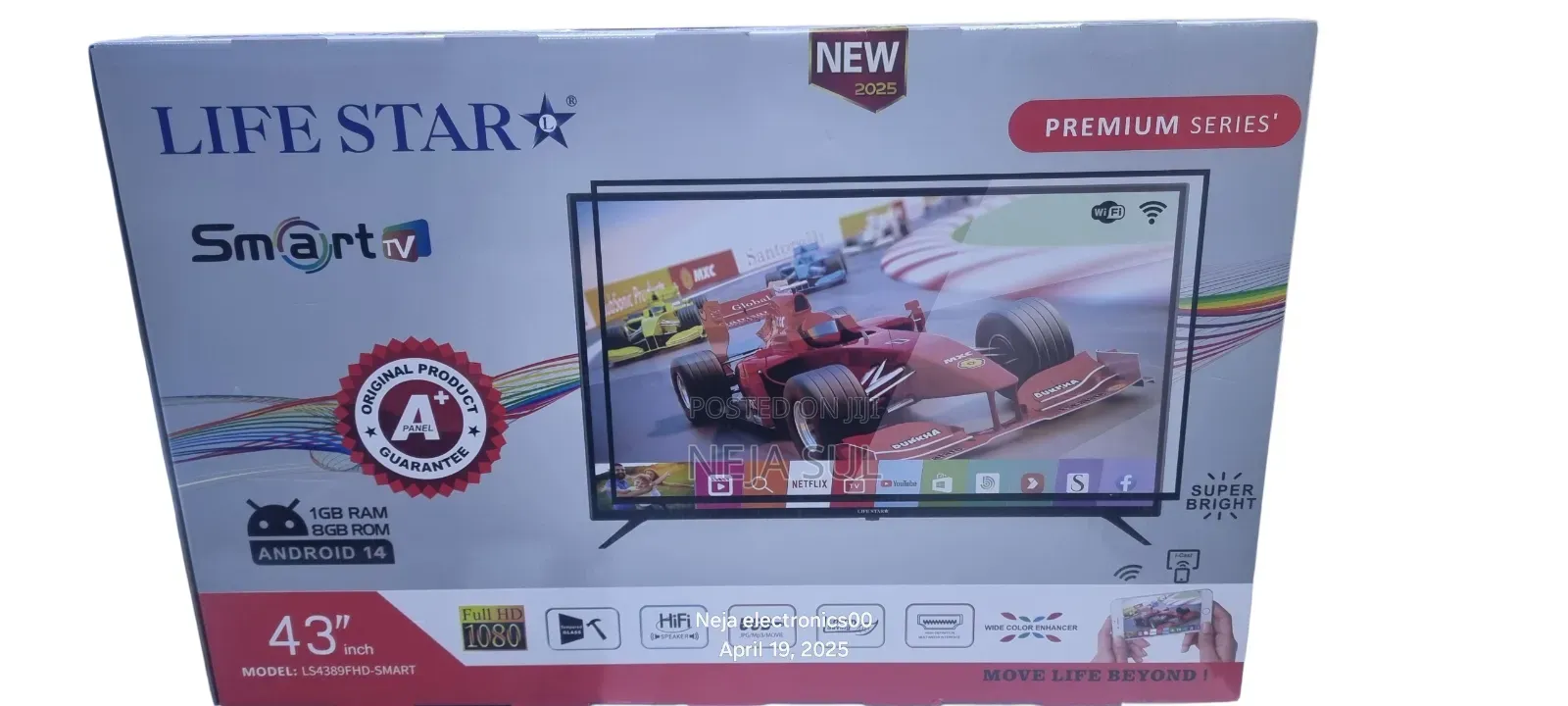 Tv 43in Lifestar Smart Tv Delivery