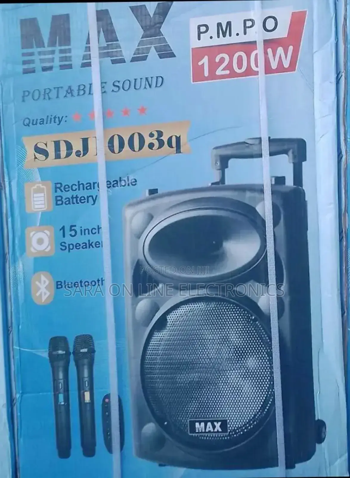 >>Max Quality Speaker 15inch Orignal Free Delivery