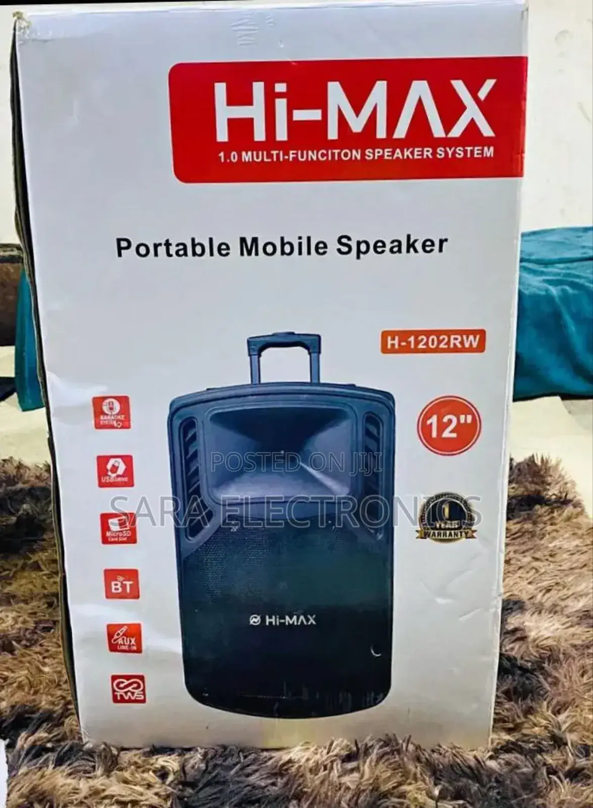 Hi-Max Speaker Orignal 12inch New Model Free Delivery