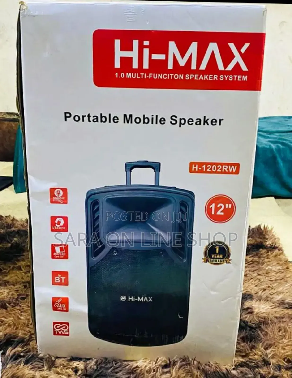 Hi-Max Speaker Orignal 12inch New Model Free Delivery