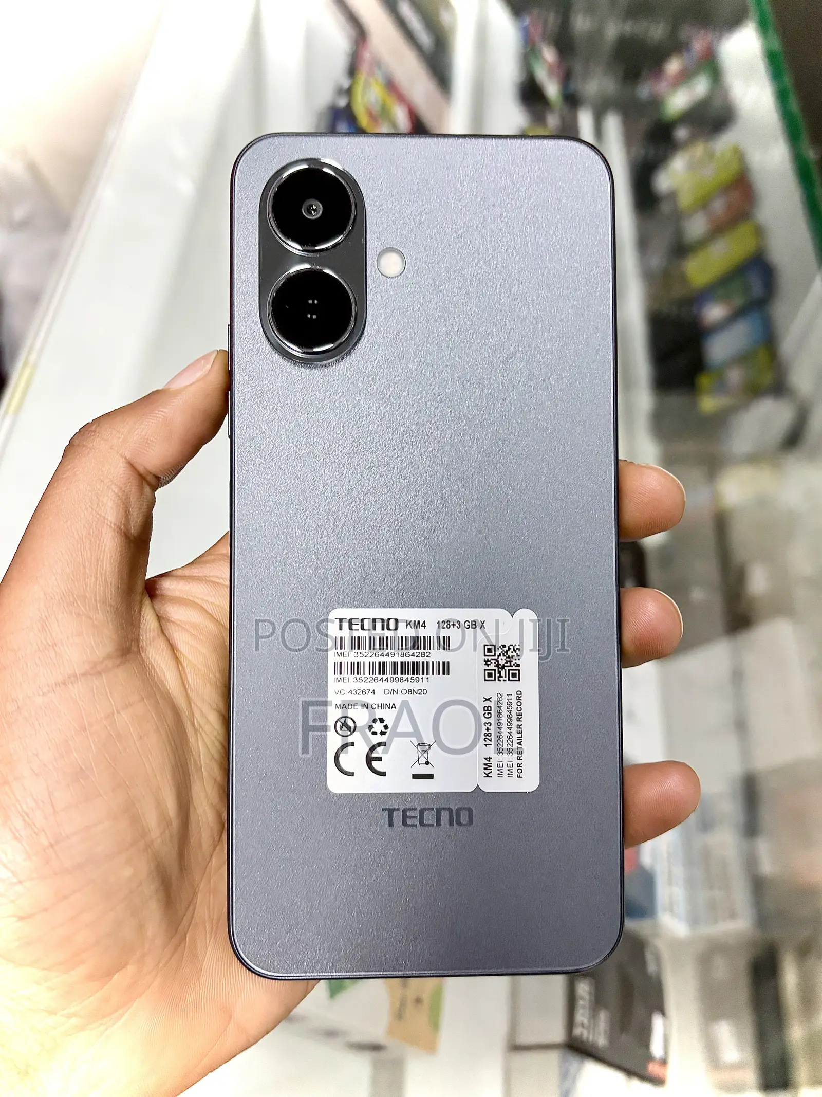 New Tecno Pop 10 128 GB Gray