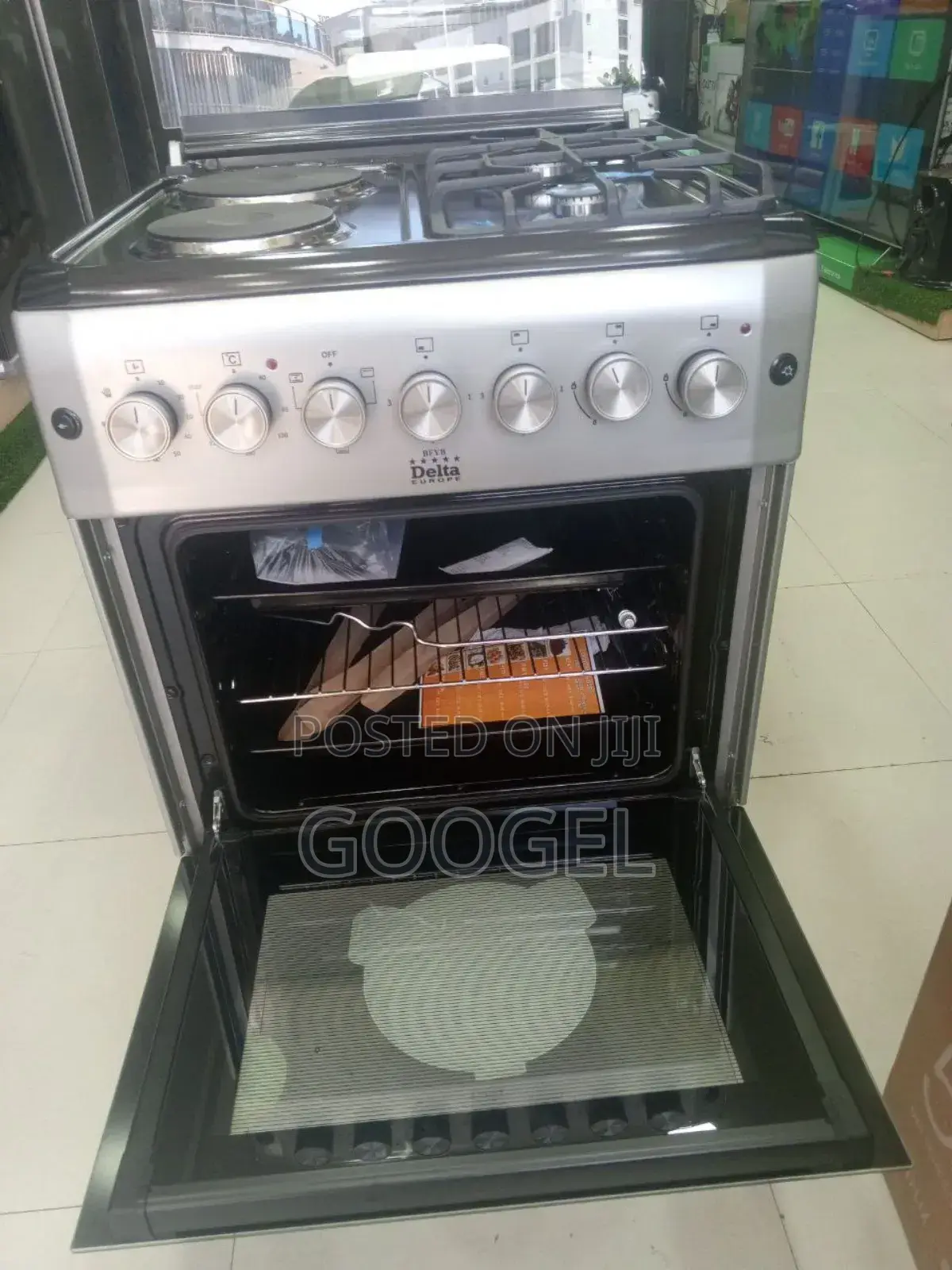 Standing Oven 60+60 Ove Stainless Steel