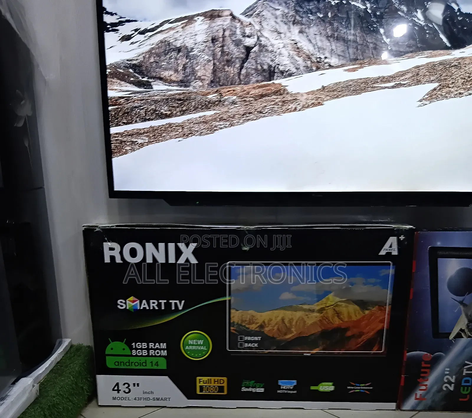 Ronix "43"Inch Smart Tv 8.Gb