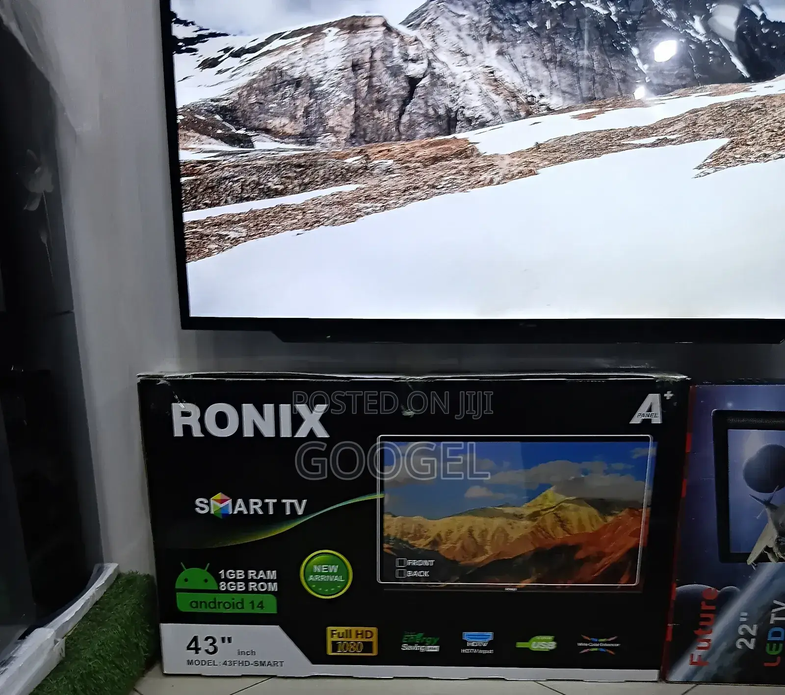 Ronix "43"Inch Smart Tv 8.Gb
