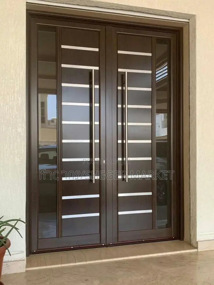 Crown Door Made of Natural Stone Wood Fiber.Water,Termite Fire Proof