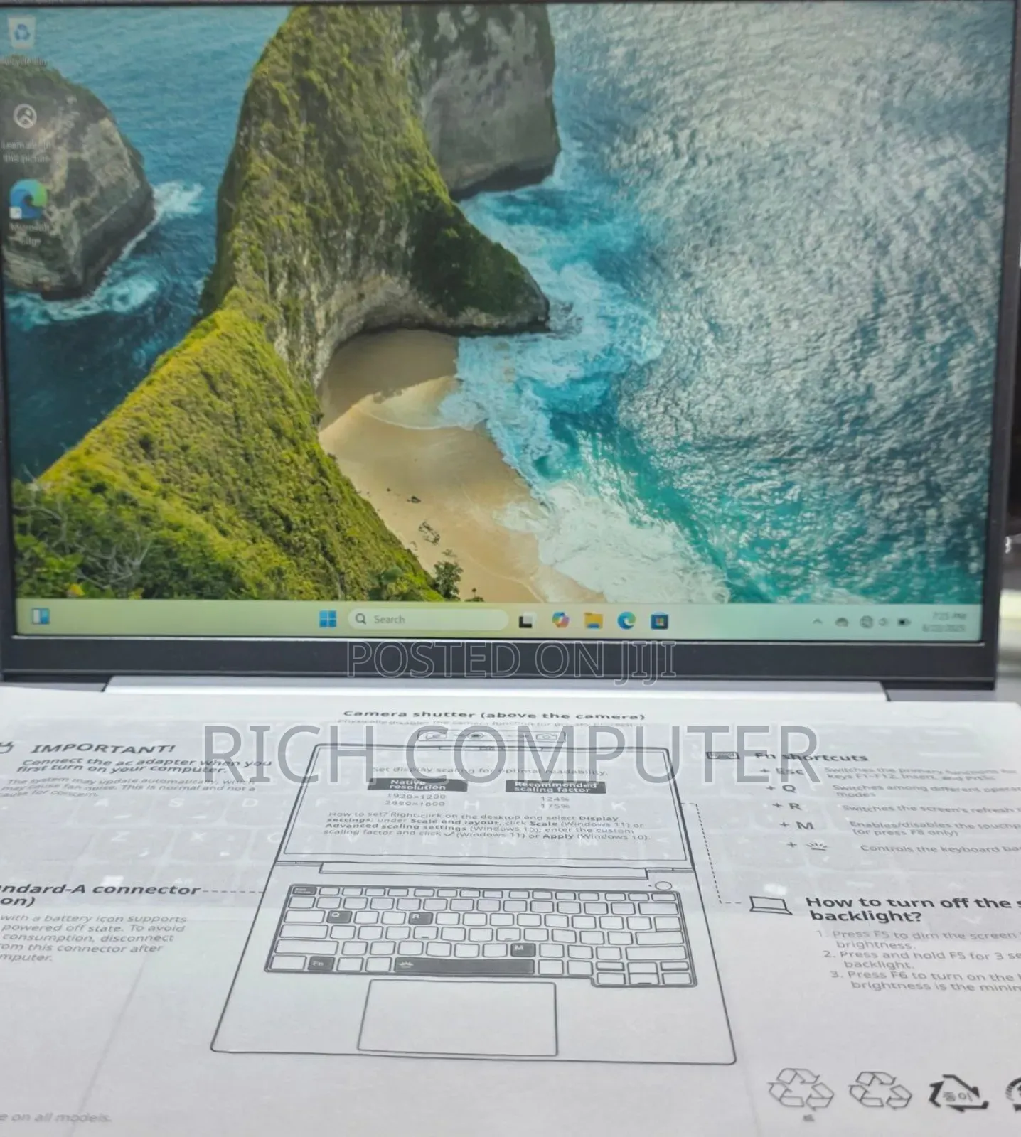 New Laptop Lenovo ThinkBook 13 16GB Intel Core Ultra 7 SSD 512GB