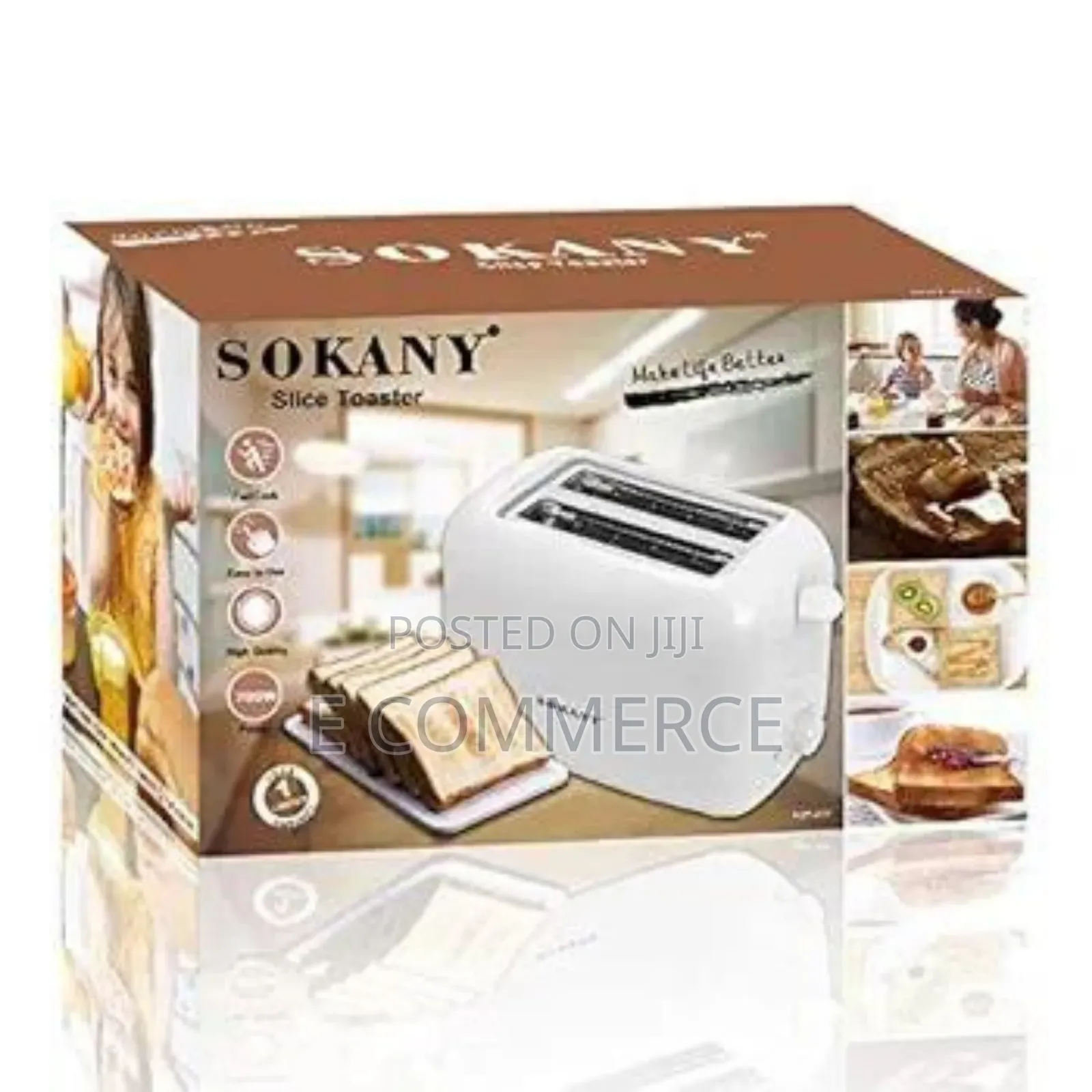 Sokany የዳቦ ቶስተር Brand Slice Toaster