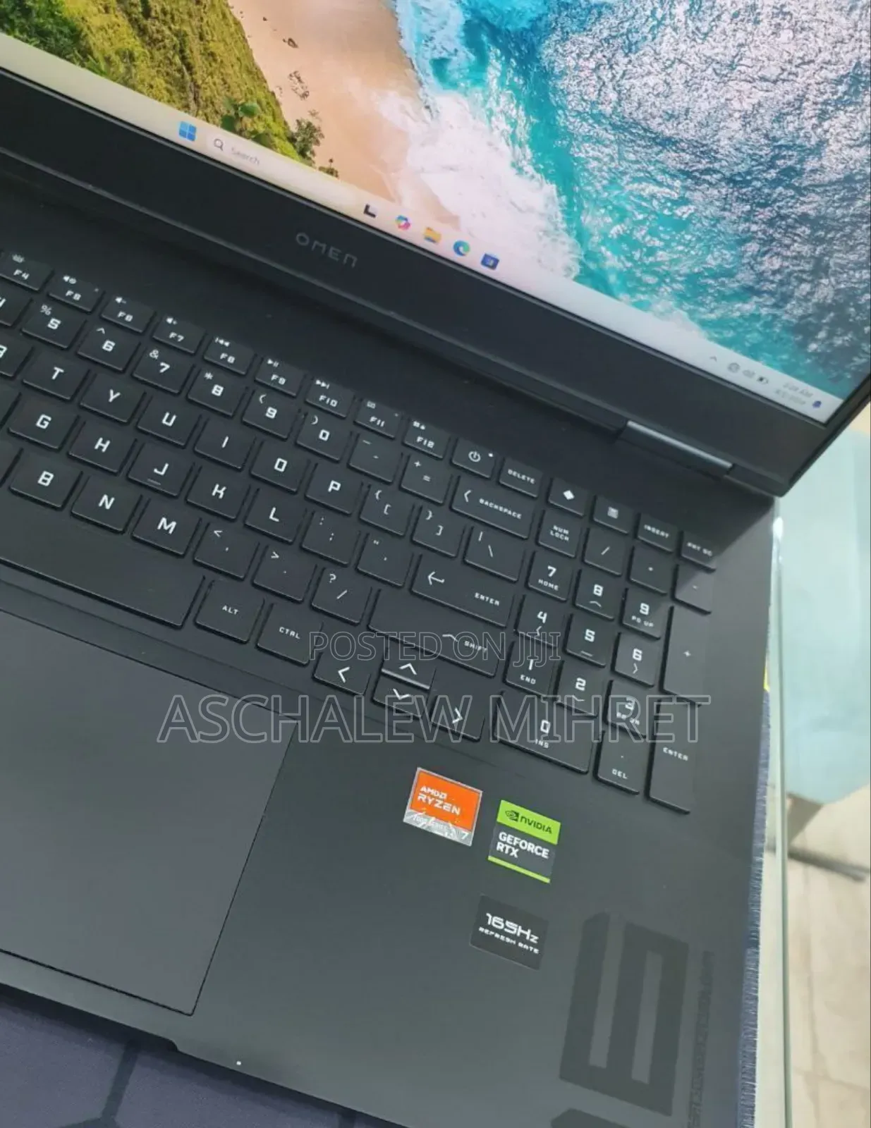 New Laptop HP Omen 16 16GB AMD Ryzen 7 SSD 1T