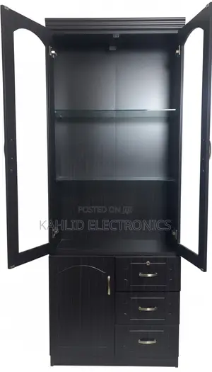 Photo - Office Shelf Size 195*80*40 Cm With Two Glass Doors