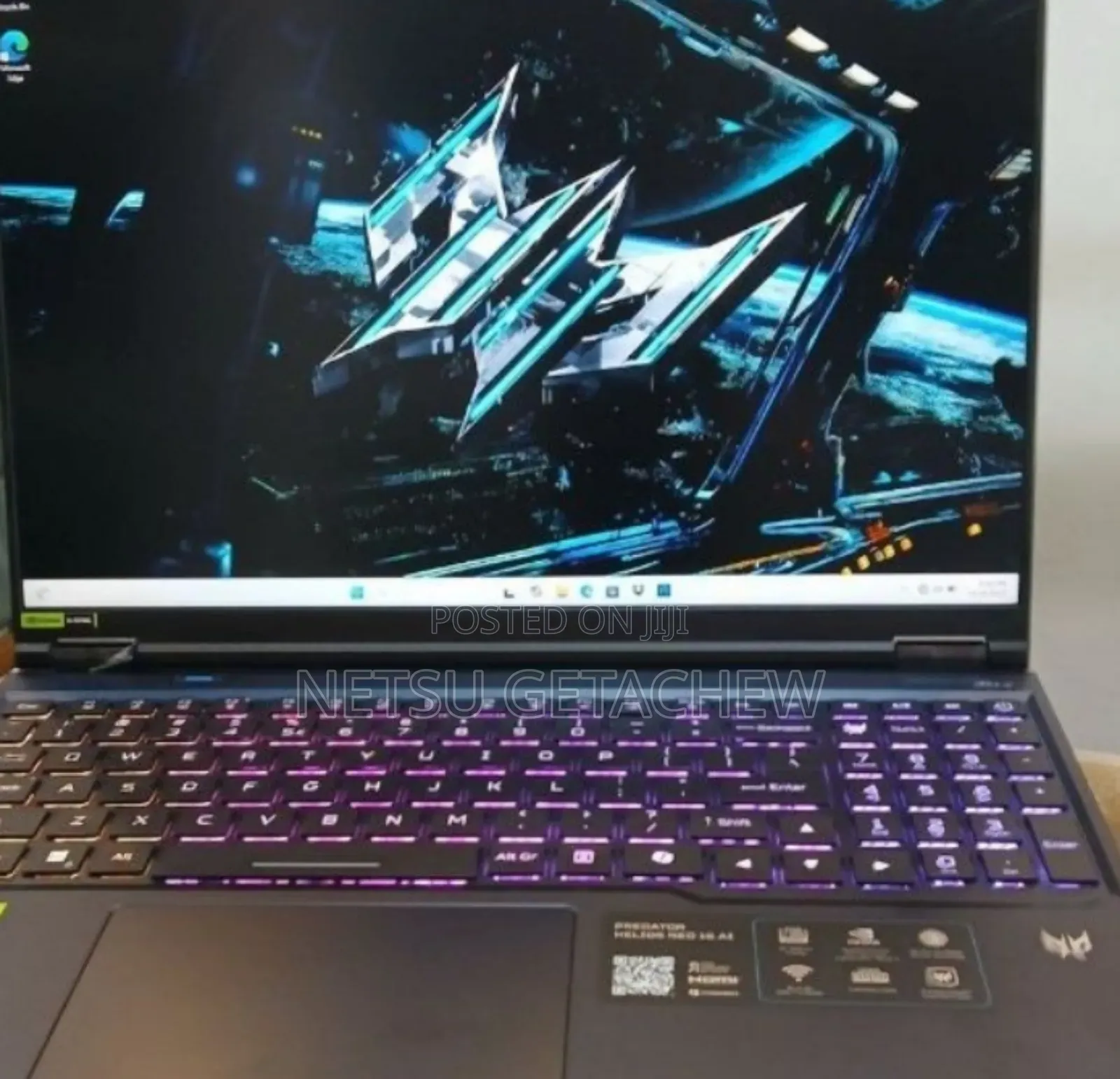 New Laptop Acer Predator Helios Neo 16 32GB Intel Core Ultra 9 SSD 1T