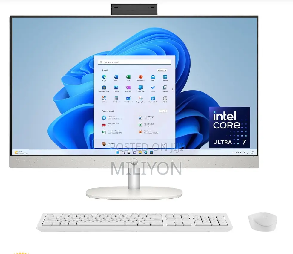 New Desktop Computer Hp All-in-One (White) I7-13th Gen, 16gb Ddr4 Ram