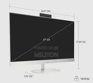 New Desktop Computer Hp All-in-One (White) I7-13th Gen, 16gb Ddr4 Ram