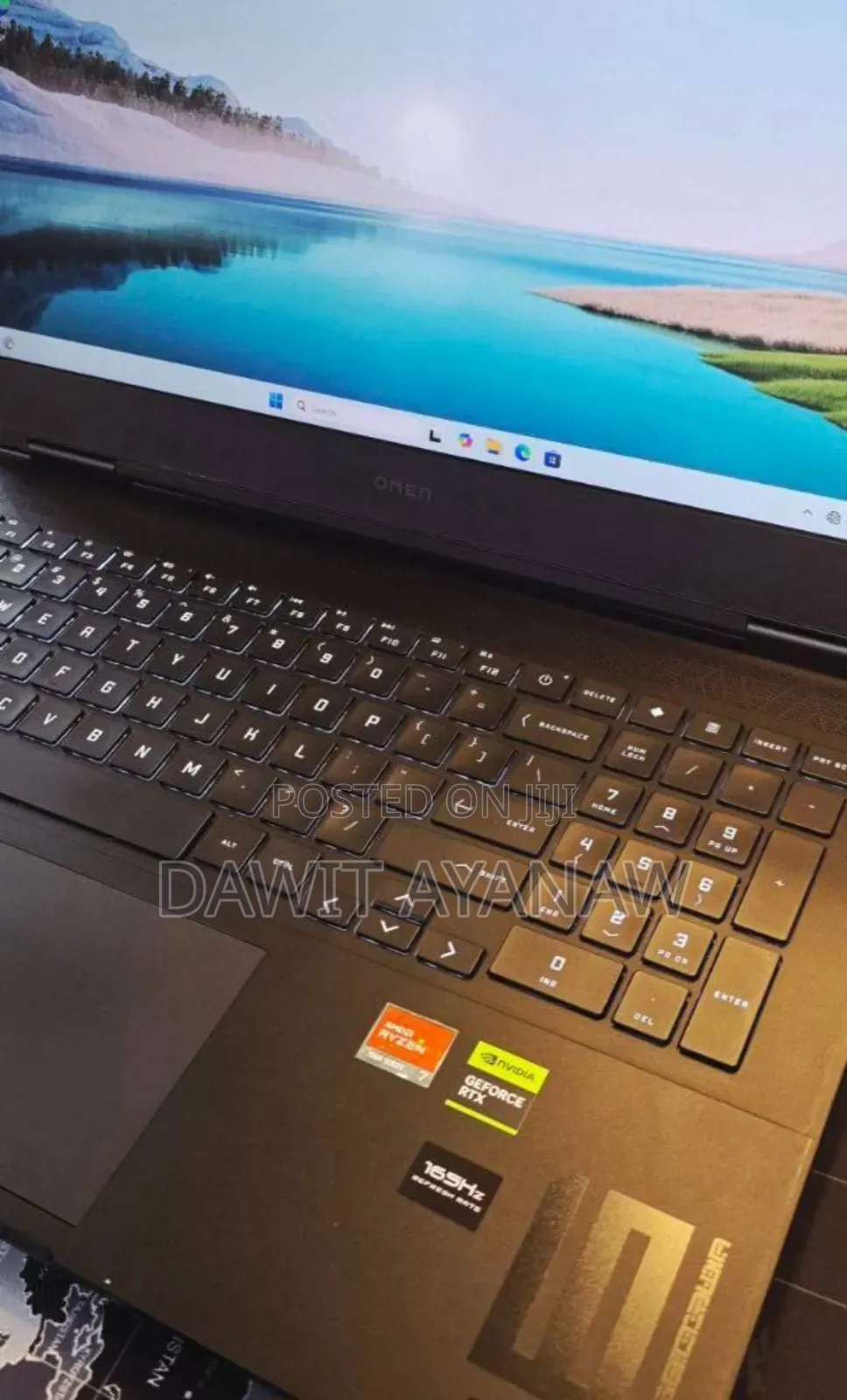 New Laptop HP Omen 16 16GB AMD Ryzen 7 SSD 1T