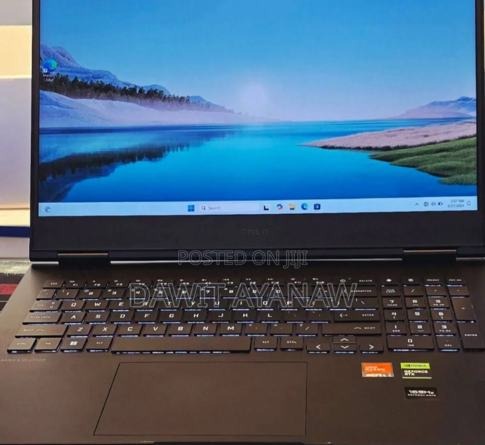 New Laptop HP Omen 16 16GB AMD Ryzen 7 SSD 1T