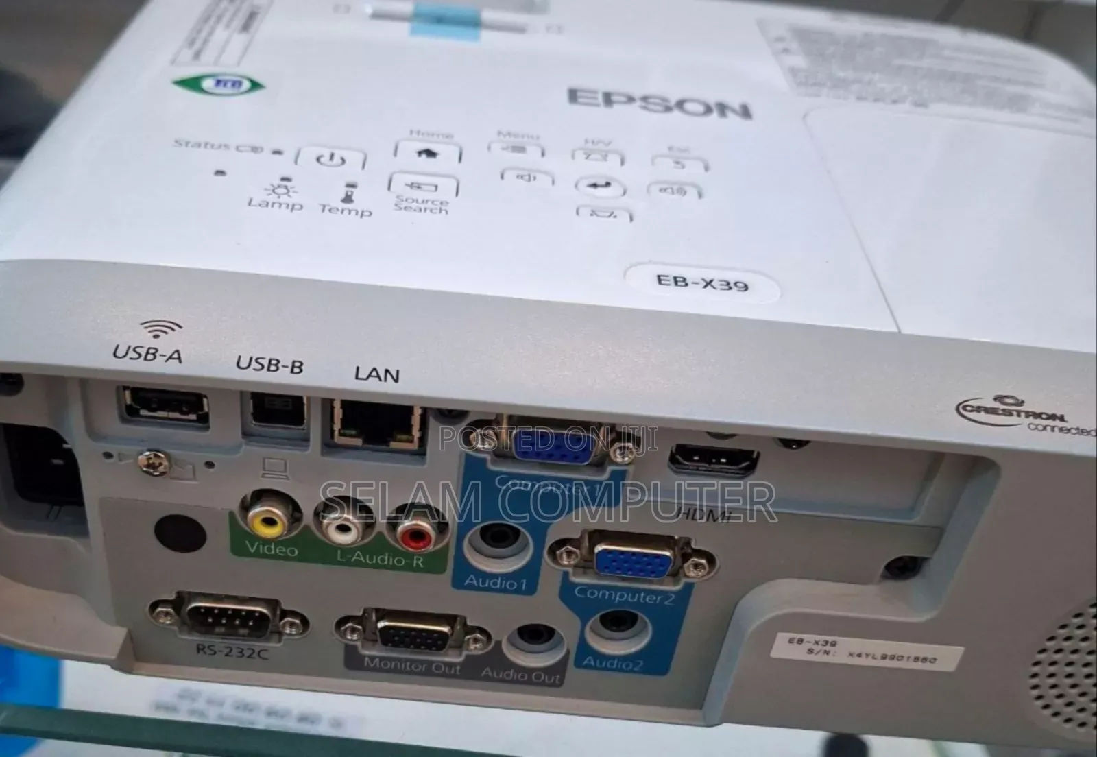 Brand New Epson Projector Has Remote and Bag Model Name: