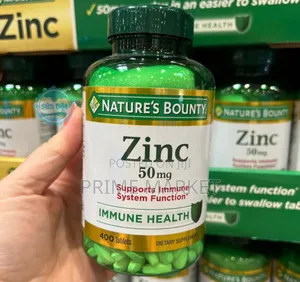 Photo - Zinc 50mg Nature's Bounty Supplement | Boost Immune System| 400
