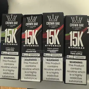 Photo - Alfakher Crown Bar 15000 Puff Vape