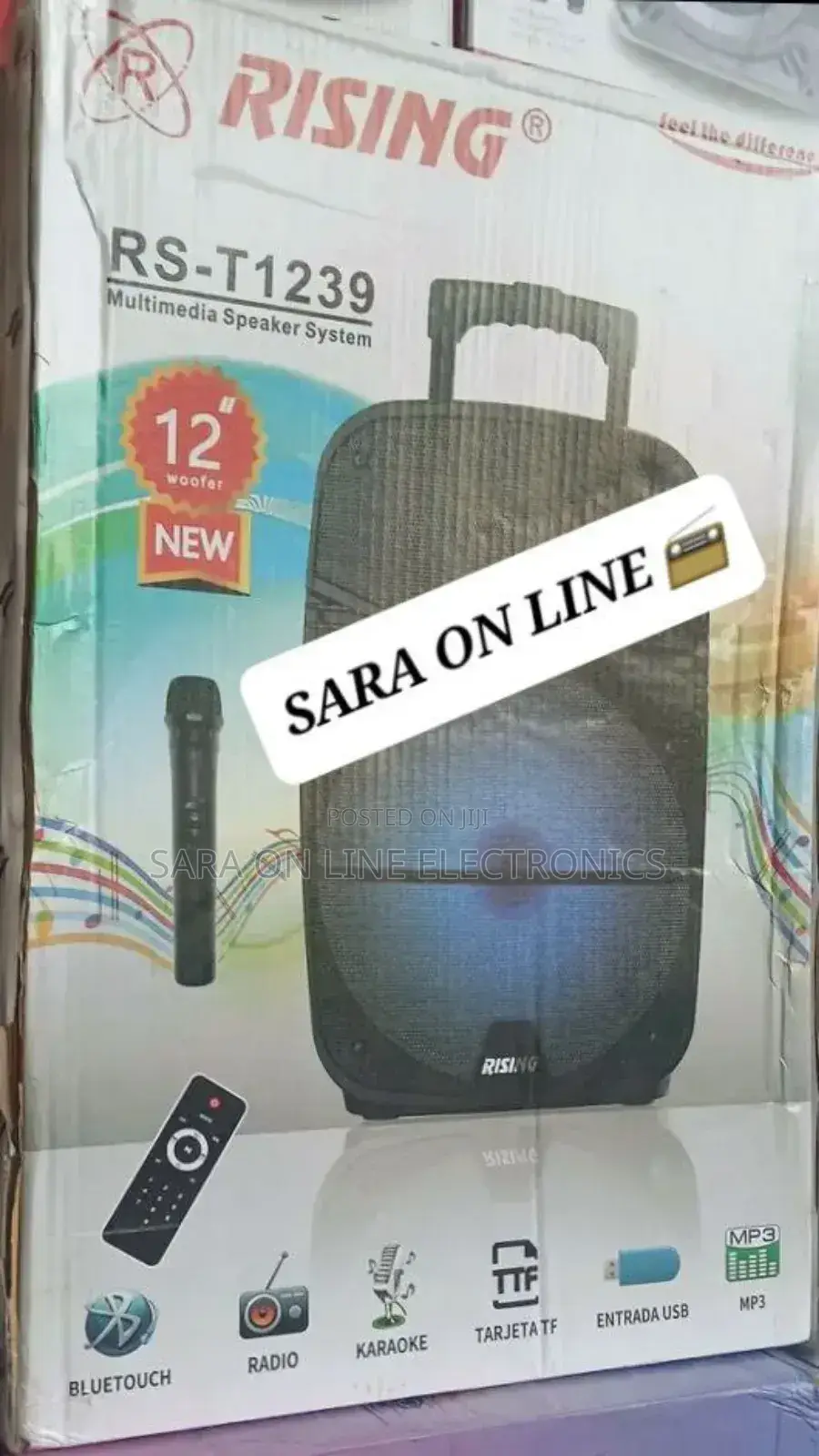 Rising Rs-T1239 Orignal Speaker 12inch ■5year Warranty