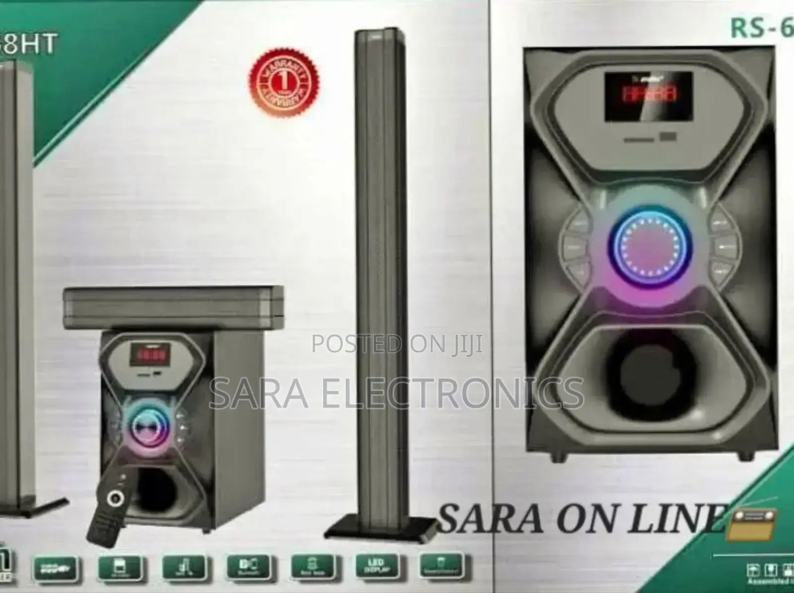 Rising Home Tyter 3 Speaker New Model