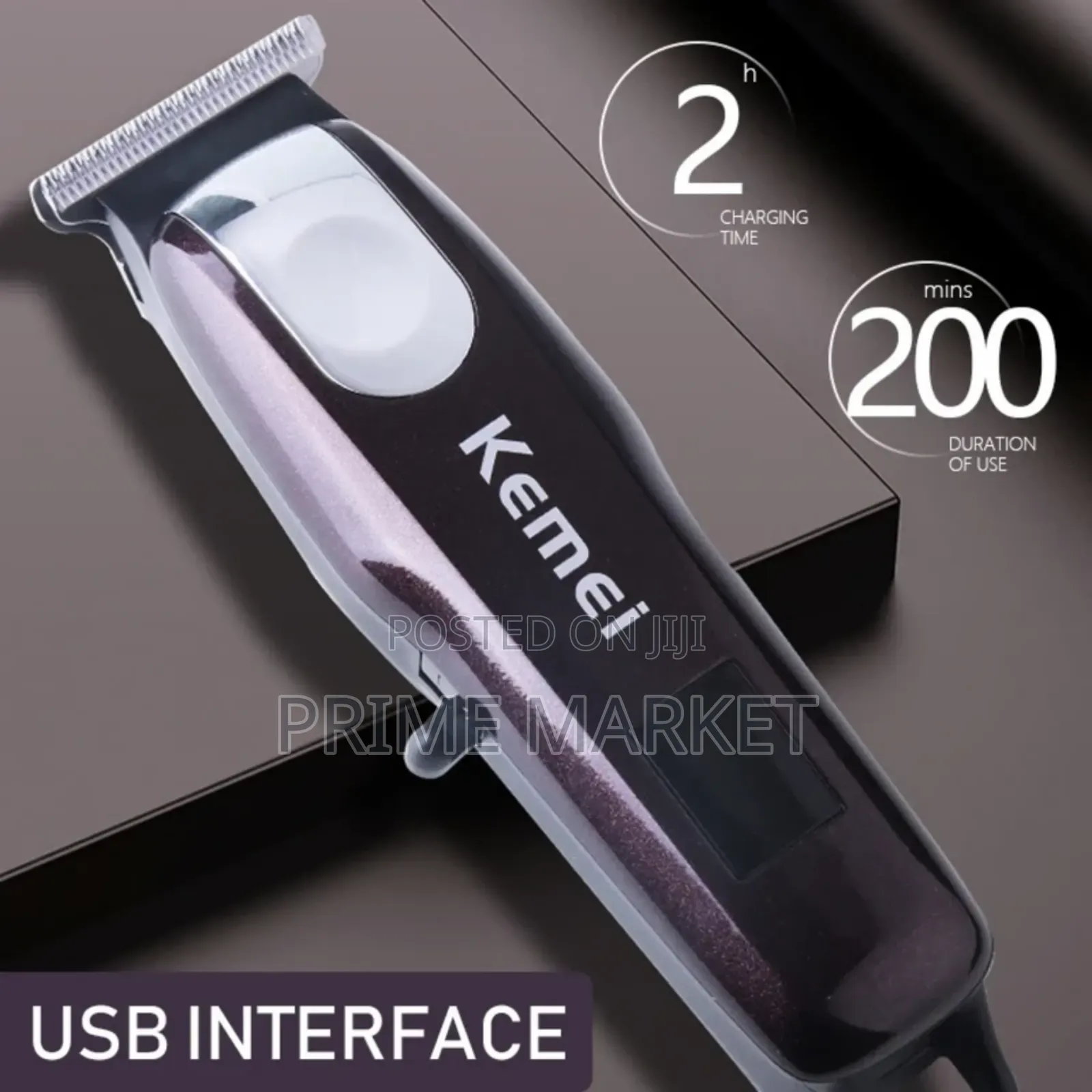 Kemei Km-Pg233 Professional Hair Clipper-Low Noise |1200mah