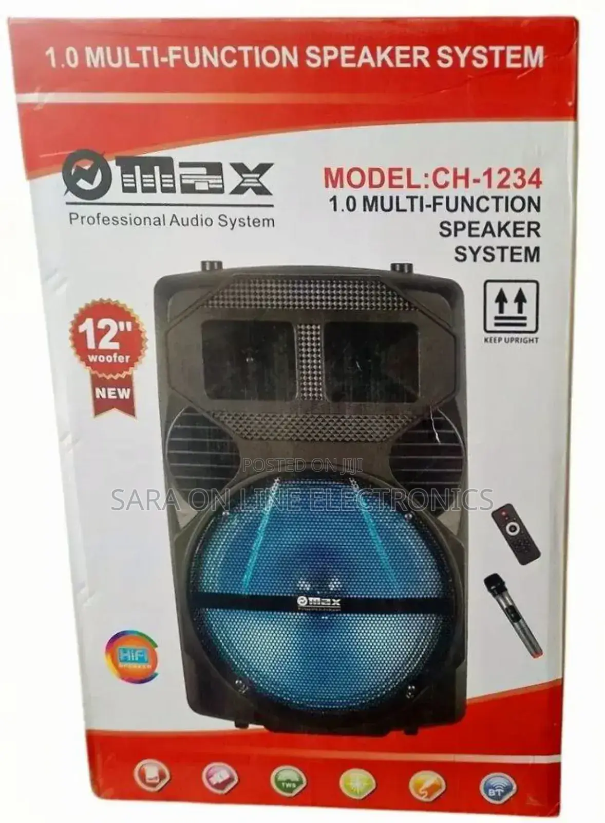 Max 12inch Speaker *Free Delivery