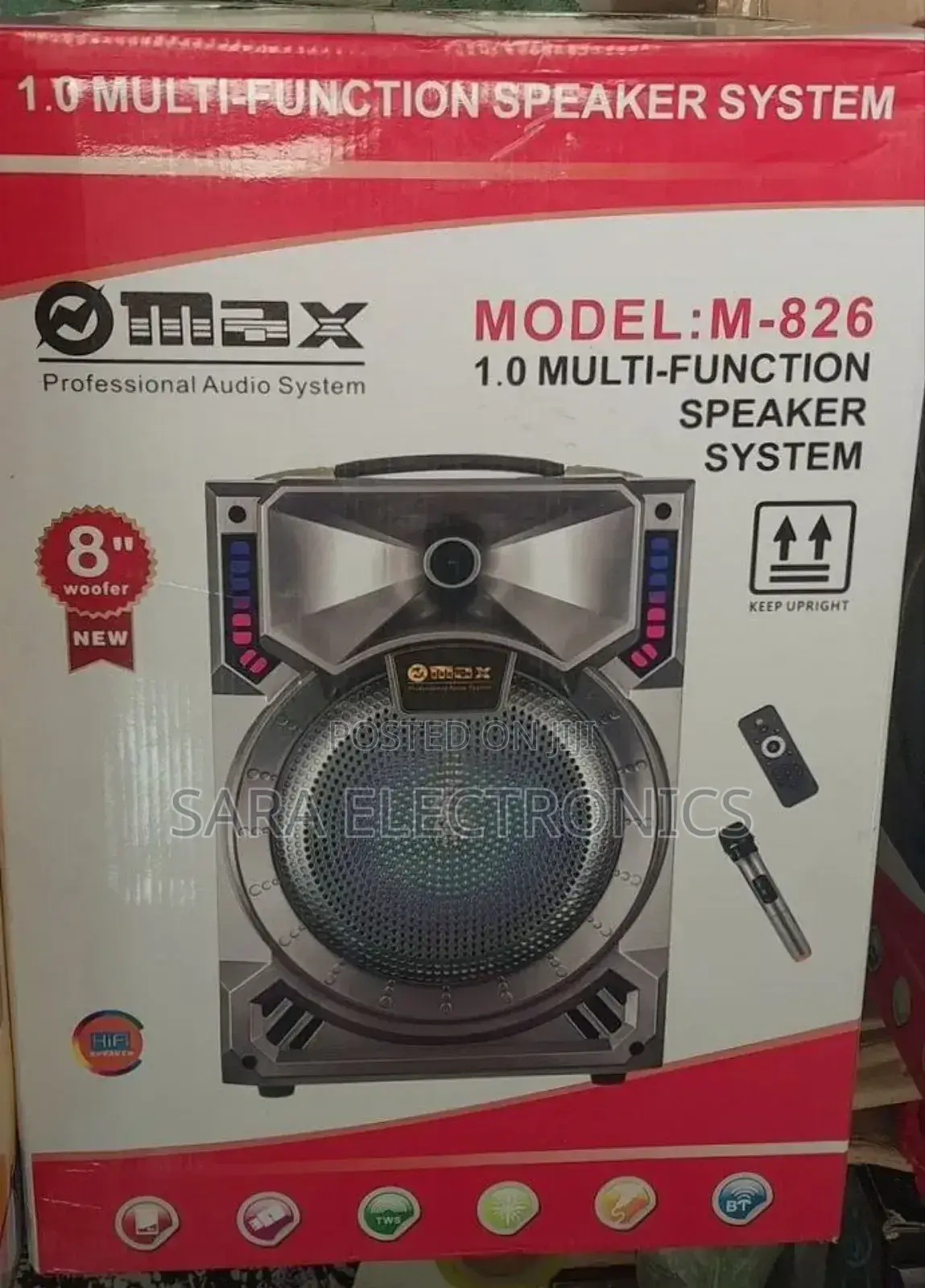 Max 8inch Orignal Speaker Model M-836