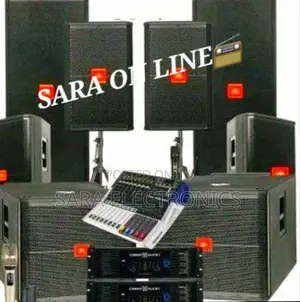 **Jbl Sound System Speakers Mixture Micrafone Keybored Solar System