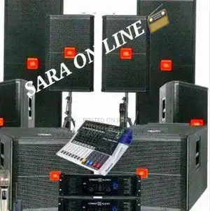 **Jbl Sound System Speakers Mixture Micrafone Keybored Solar System