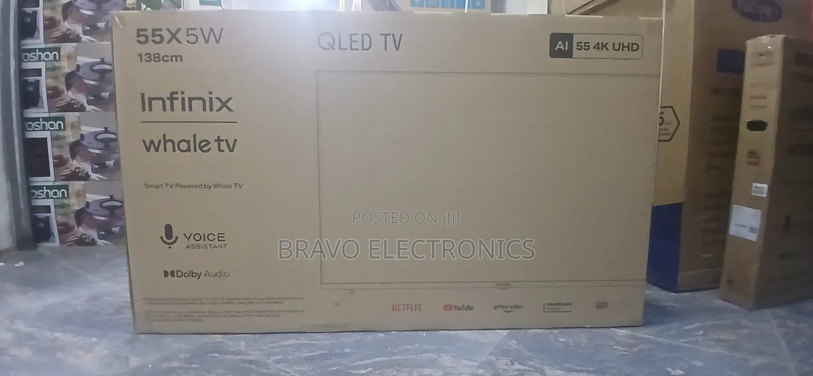  Infinix 55" Qled Uhd Tv – Ultra Bright, Ultra Modern! 