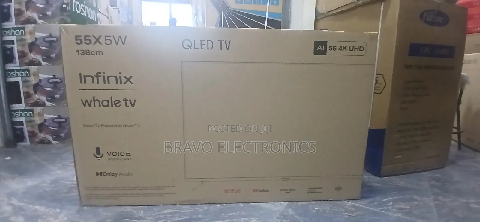  Infinix 55" Qled Uhd Tv – Ultra Bright, Ultra Modern! 