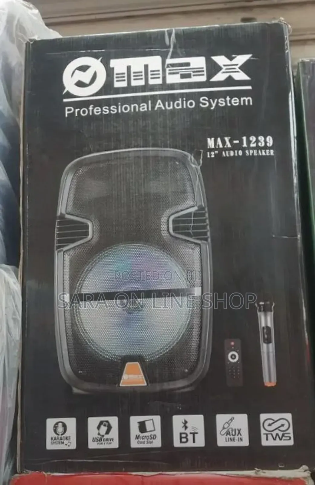 *Max 12inch Orignal Speaker Model Max- 1239