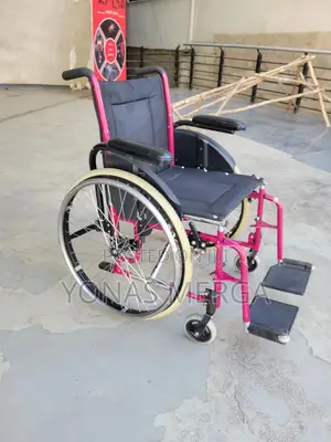Weight Capacity- 150 Kgs. Folding Wheelchair Is Durable and Sturdy