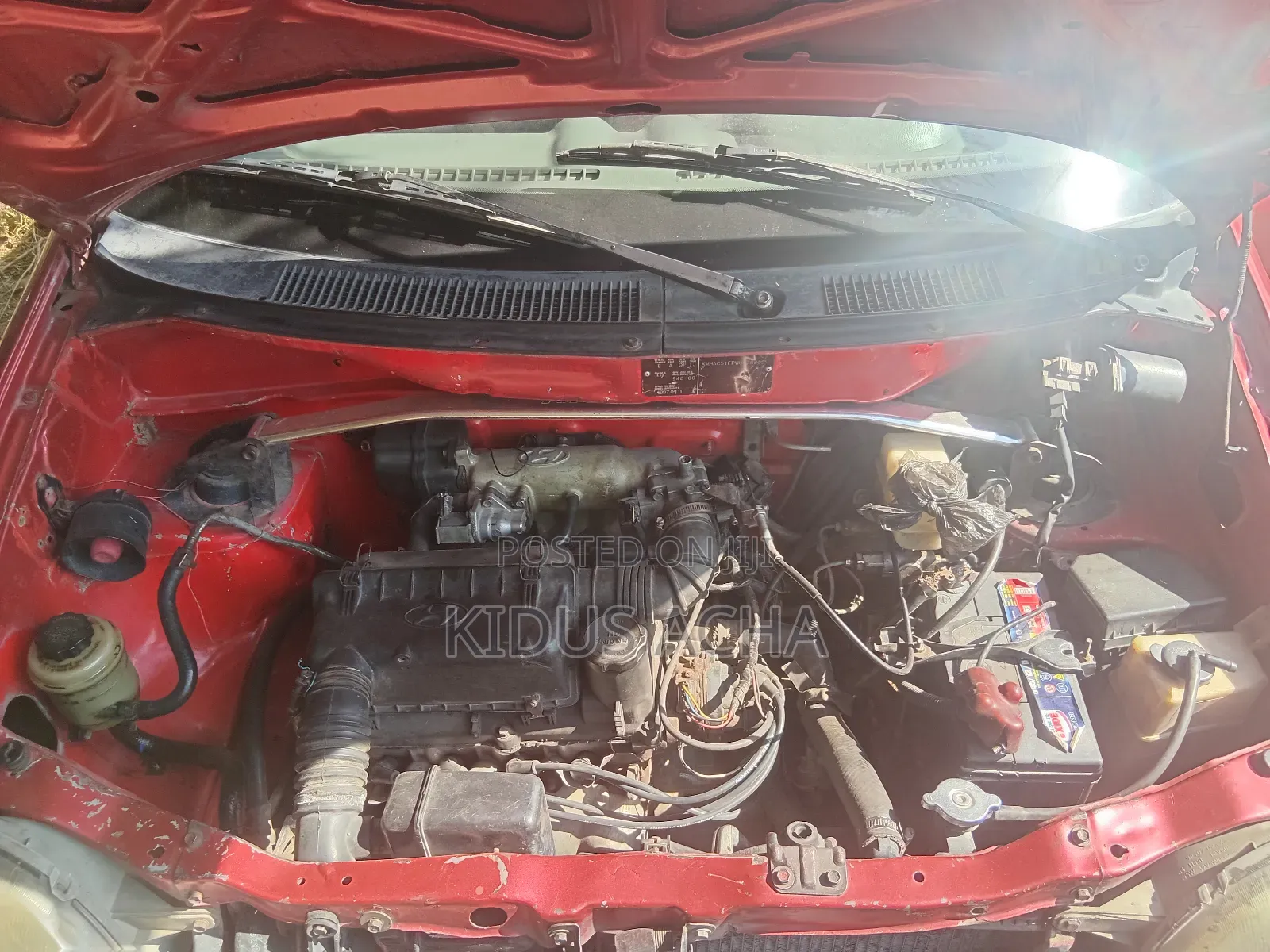 Hyundai Atos 1998 Red