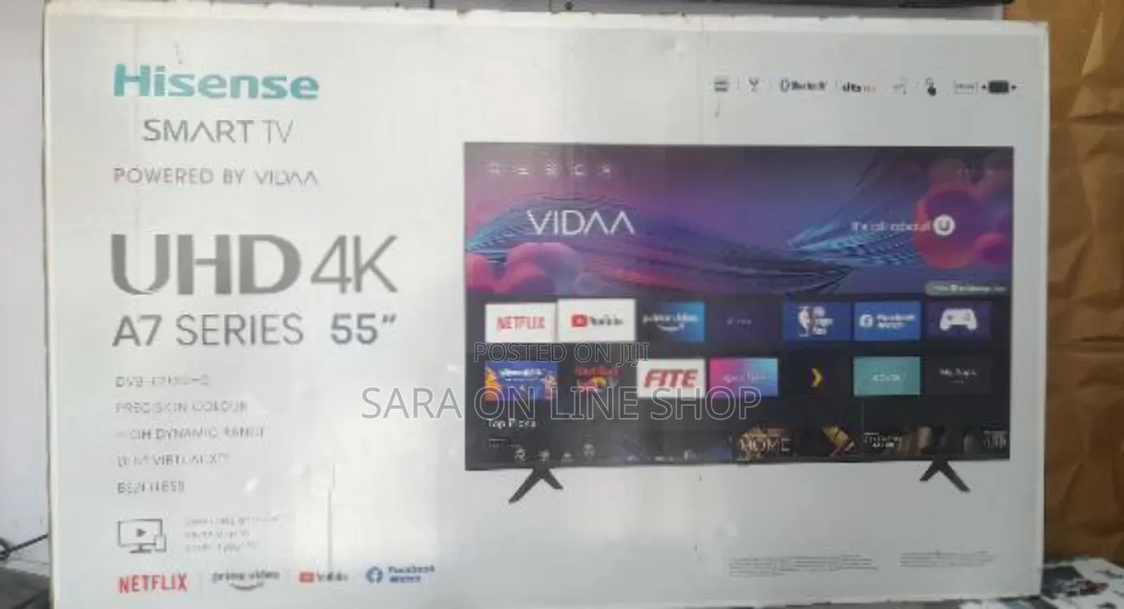 Hisense 55" A7 Series Uhd Tv New Model Free Delivery