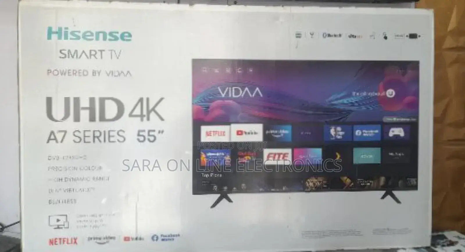 Hisense 55" A7 Series Uhd Tv New Model Free Delivery