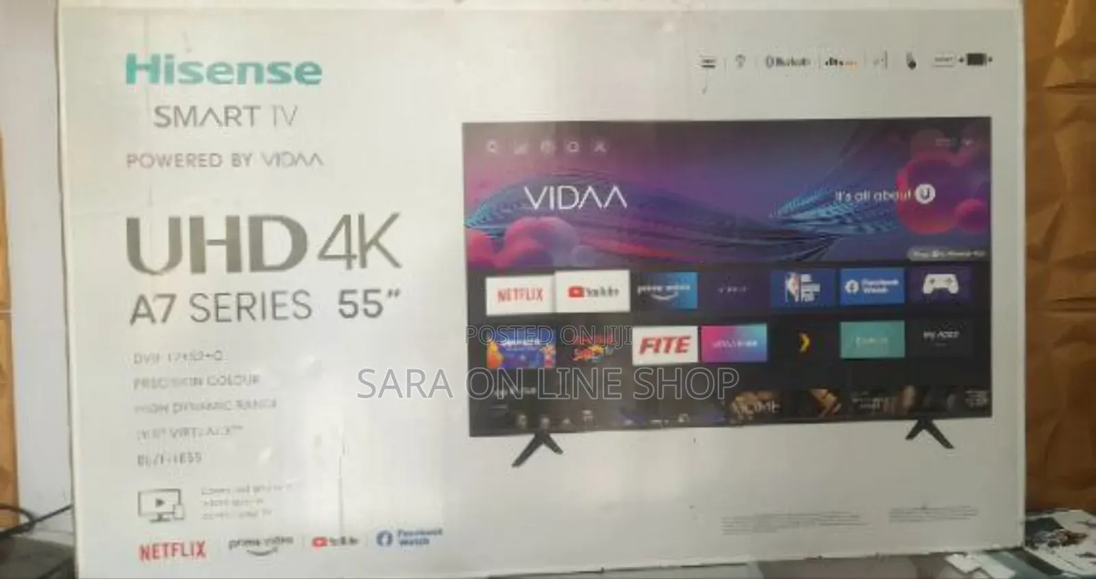 Hisense 55" A7 Series Uhd Tv New Model Free Delivery