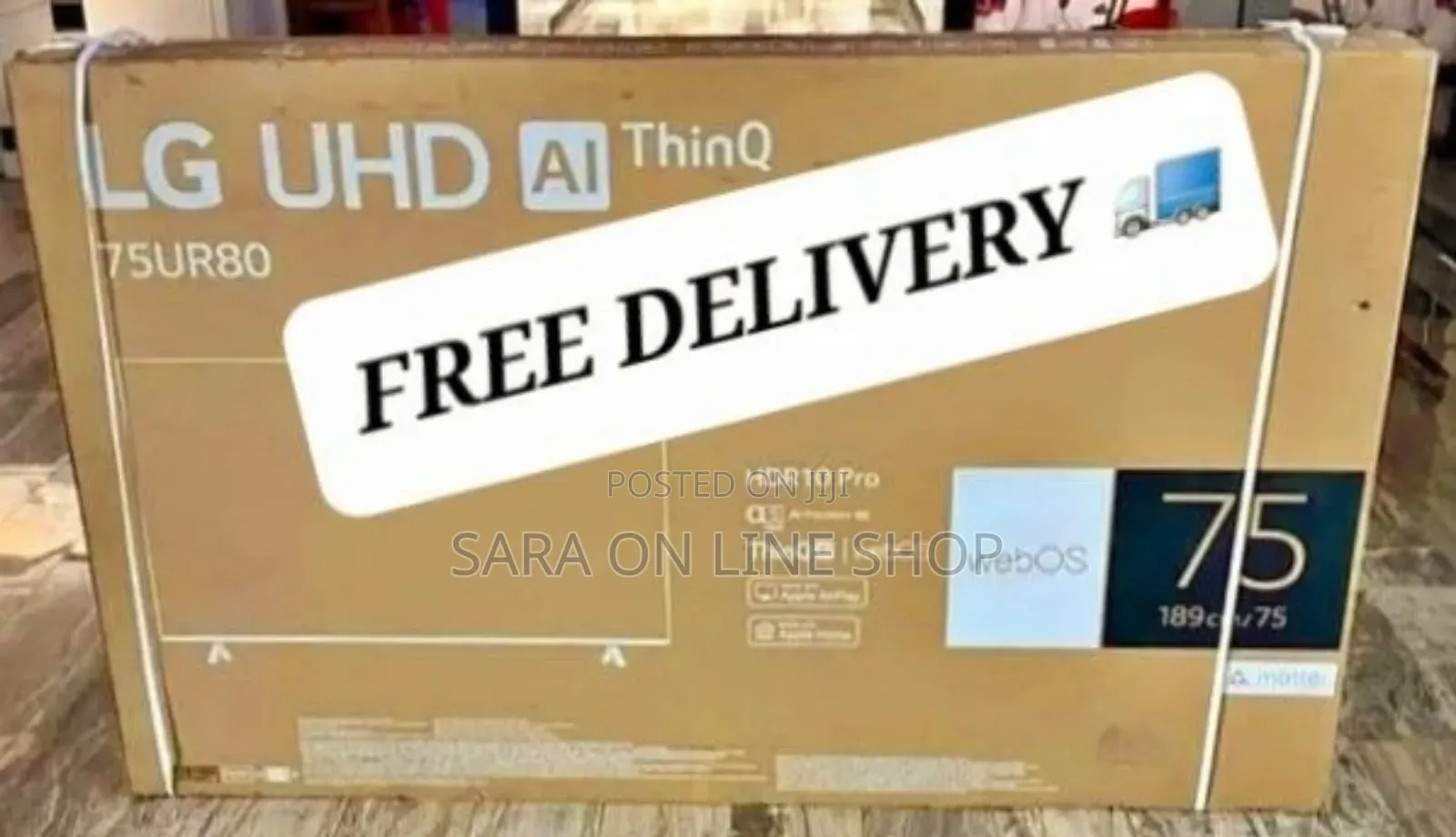 ◆Lg 75" Uhd Smart Webos Tv New 2025 Free Delivery