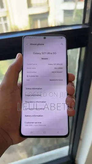 Samsung Galaxy S21 Ultra 5G 256 GB Black