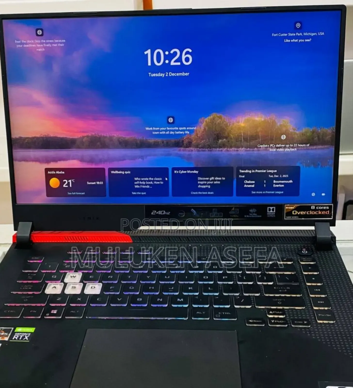 New Laptop Asus ROG Strix G15 16GB AMD Ryzen 9 SSD 512GB