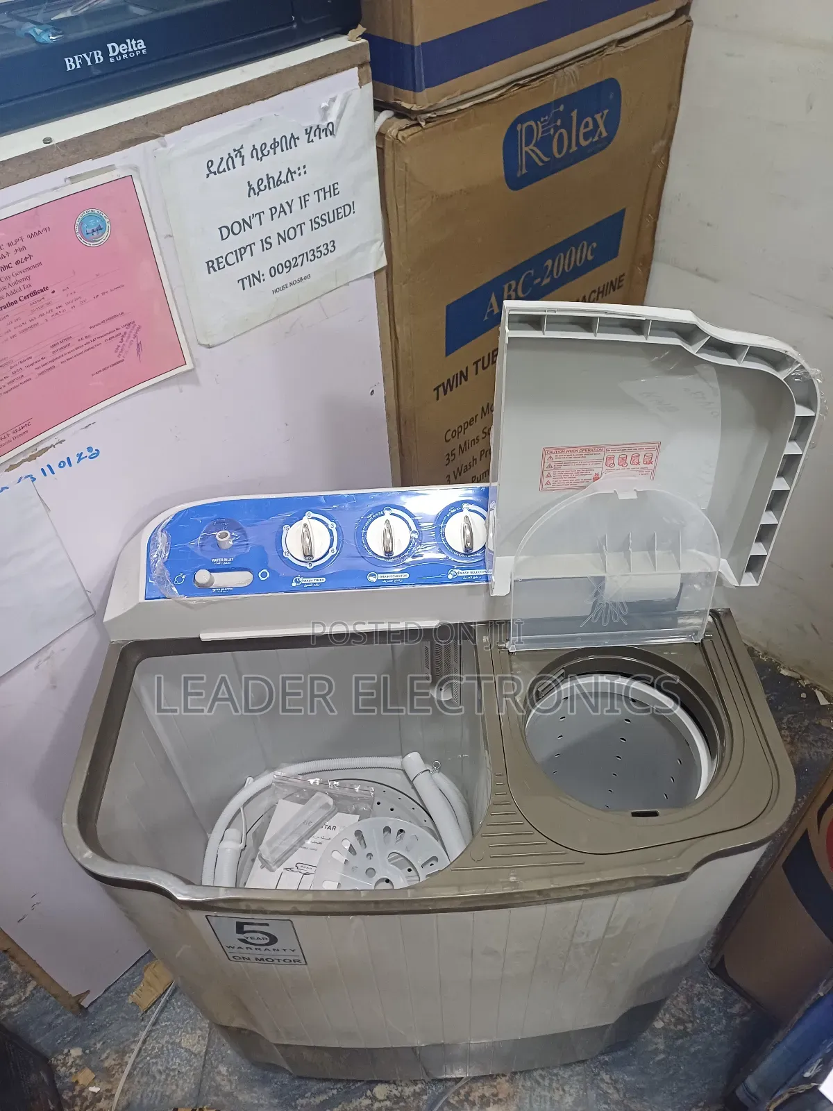 Africa Star Washing Machine 8.Kg