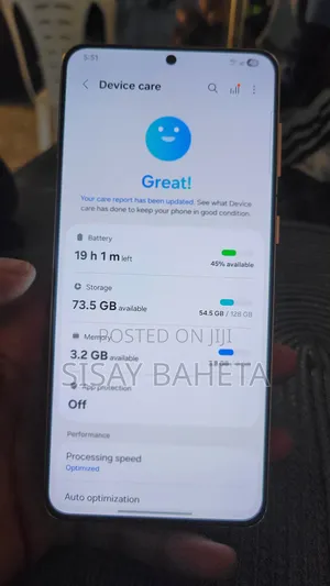 New Samsung Galaxy S21+ 5G 128 GB Blue