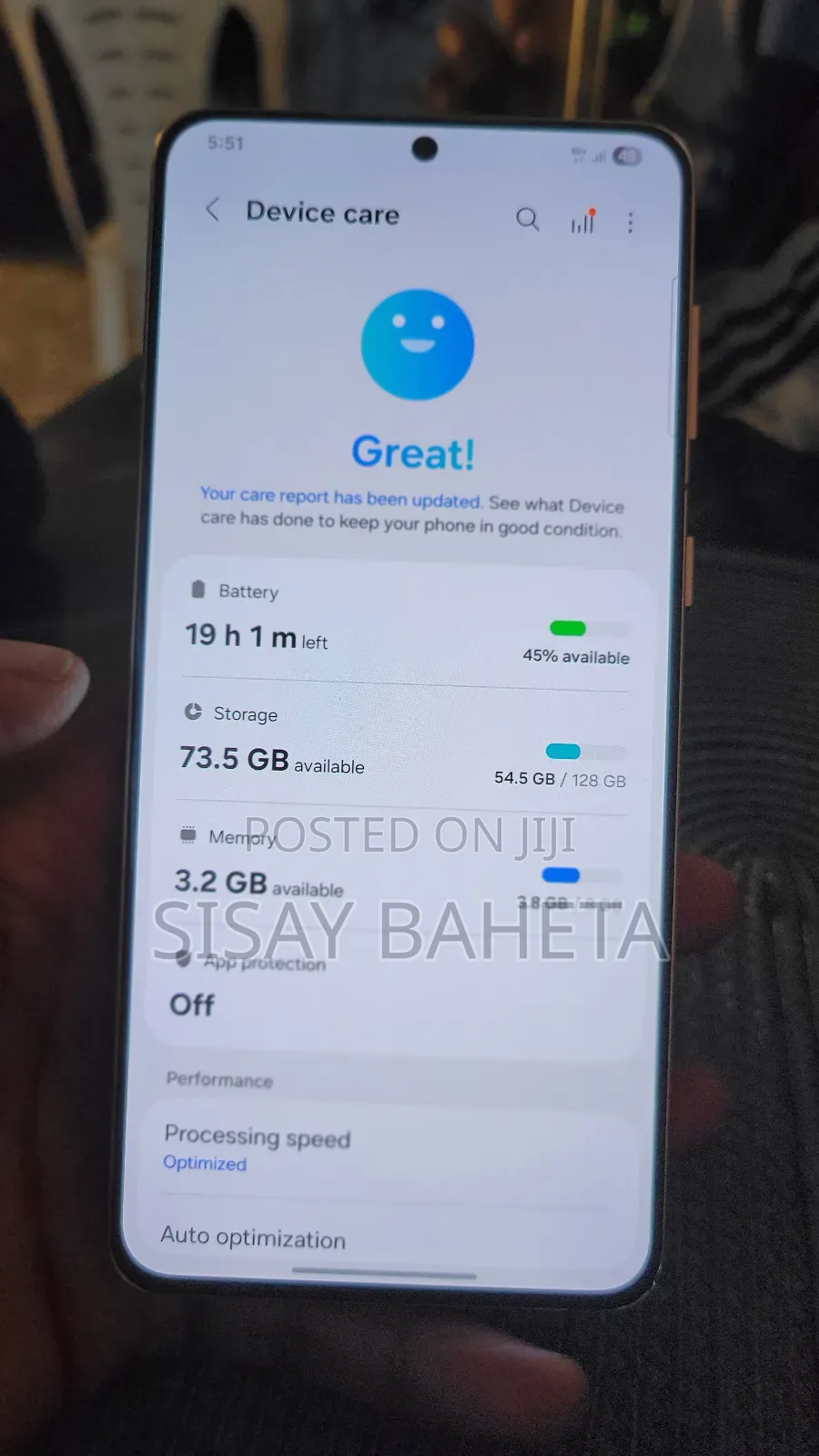 New Samsung Galaxy S21+ 5G 128 GB Blue