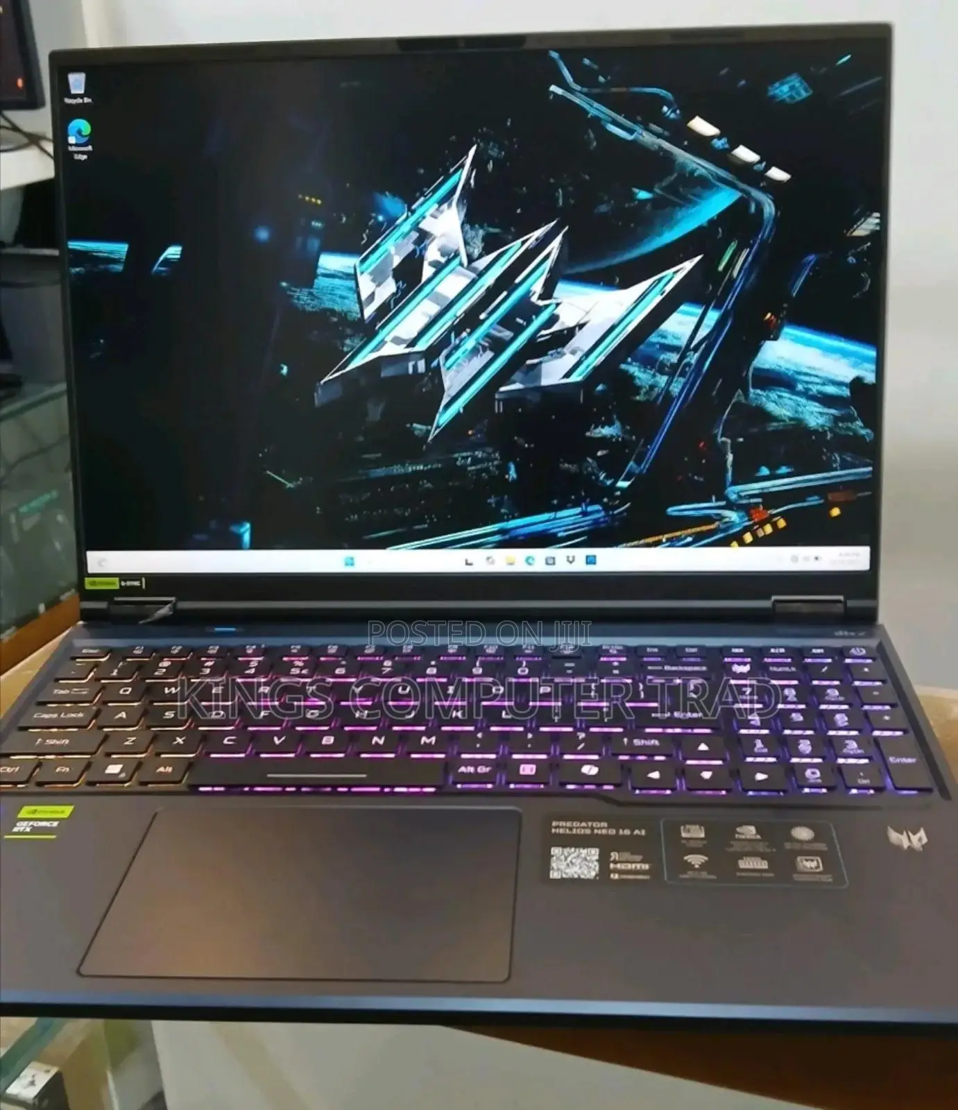 New Laptop Acer Predator Helios 300 32GB Intel Core Ultra 7 SSD 1T