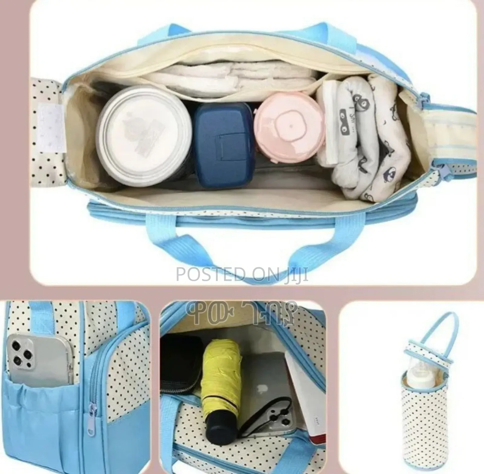 5pcs Baby Diaper Bag Set
