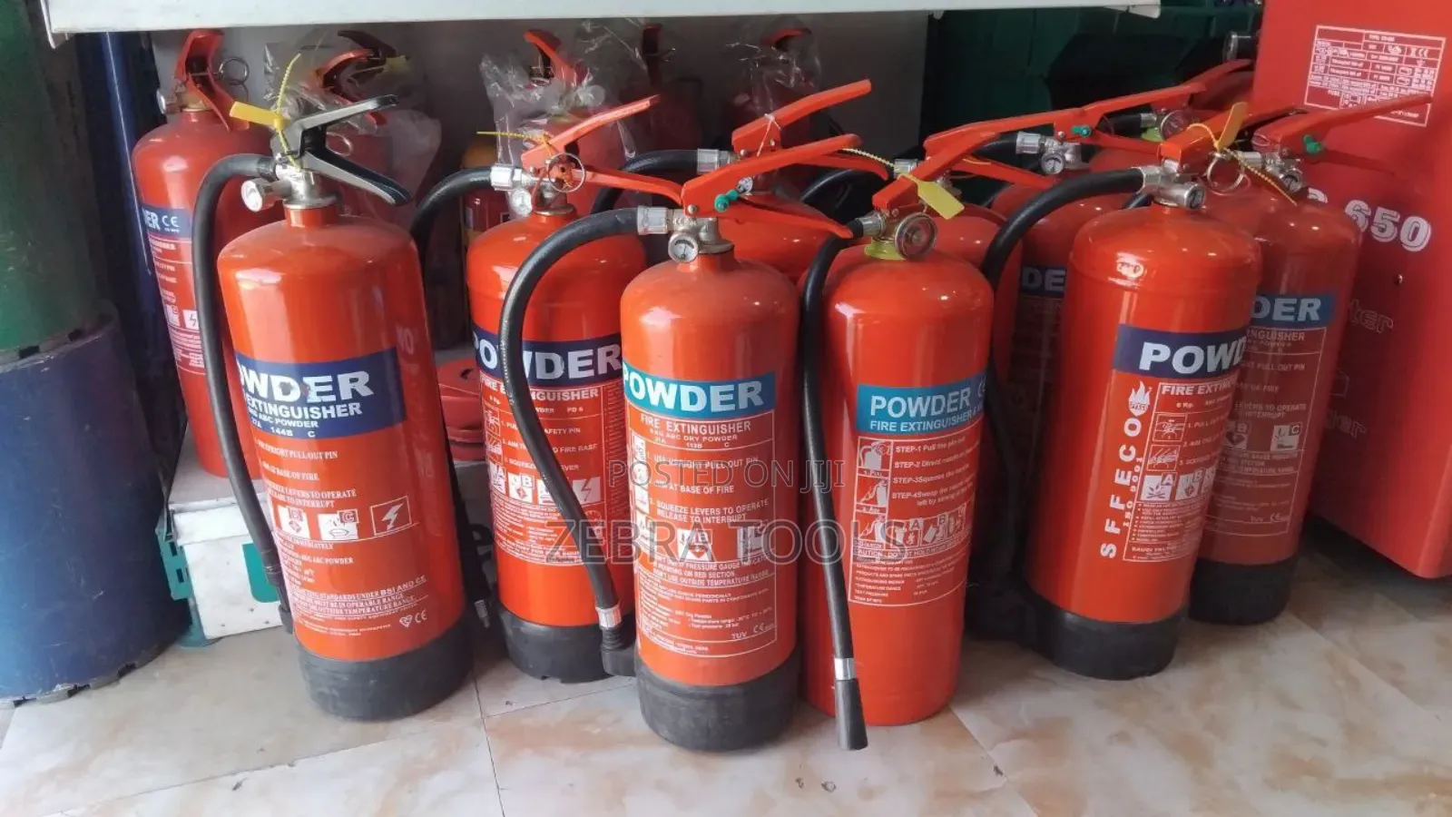 Fire Extingusher Powder Co2/የ እሳት ማጥፍያ በ ፓውደር እና በ Co2