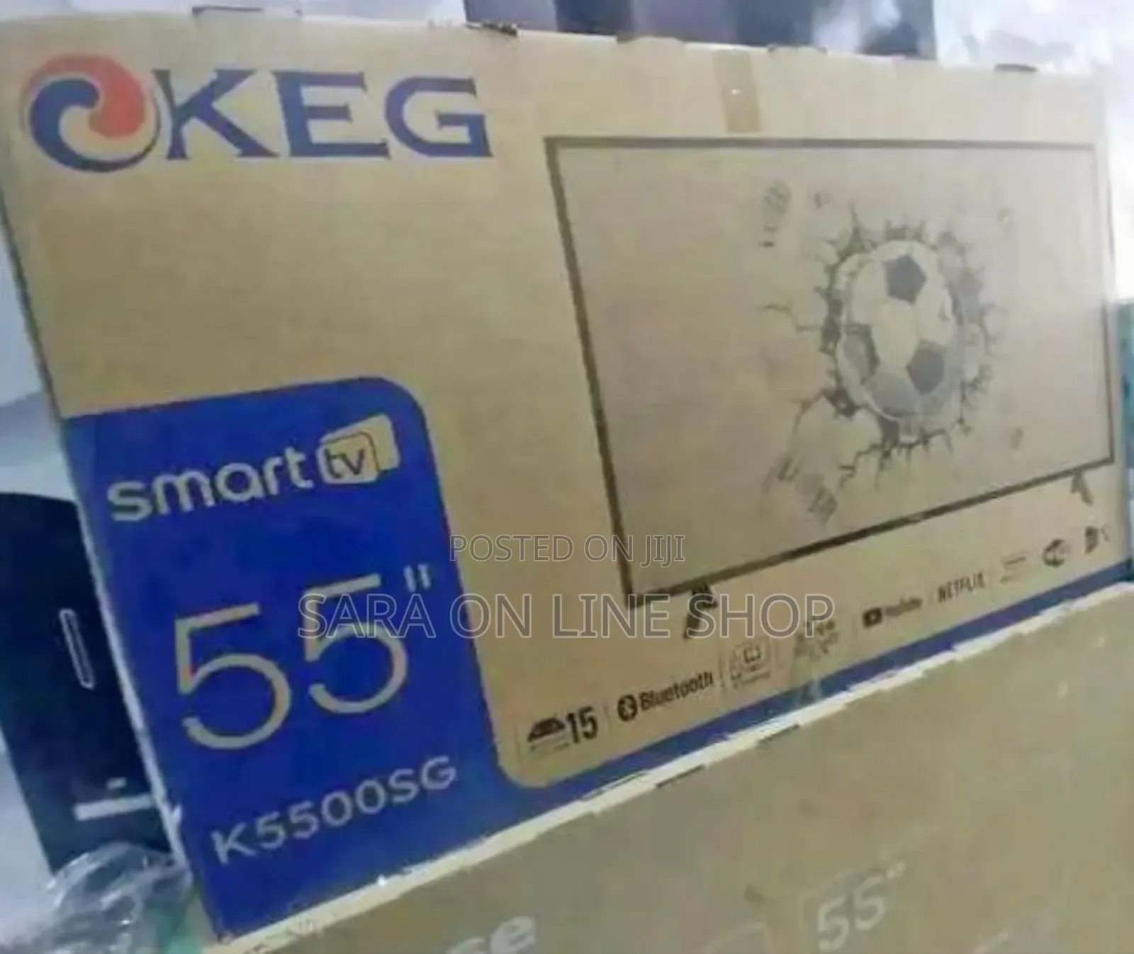 Keg 55" Uhd Smart Tv New 2025