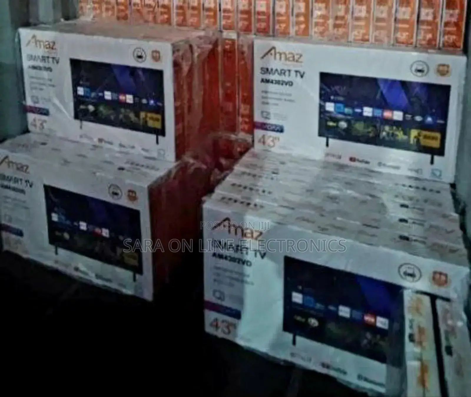 ☆Amaz 43" Uhd Android Smart Tv New Model Free Delivery