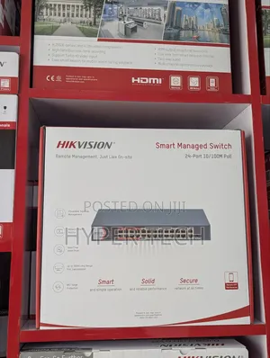 Photo - Hikvision 24 Port Managed Poe Switch